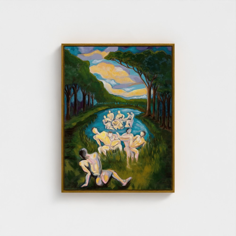 Eros 1 Eco Framed Canvas