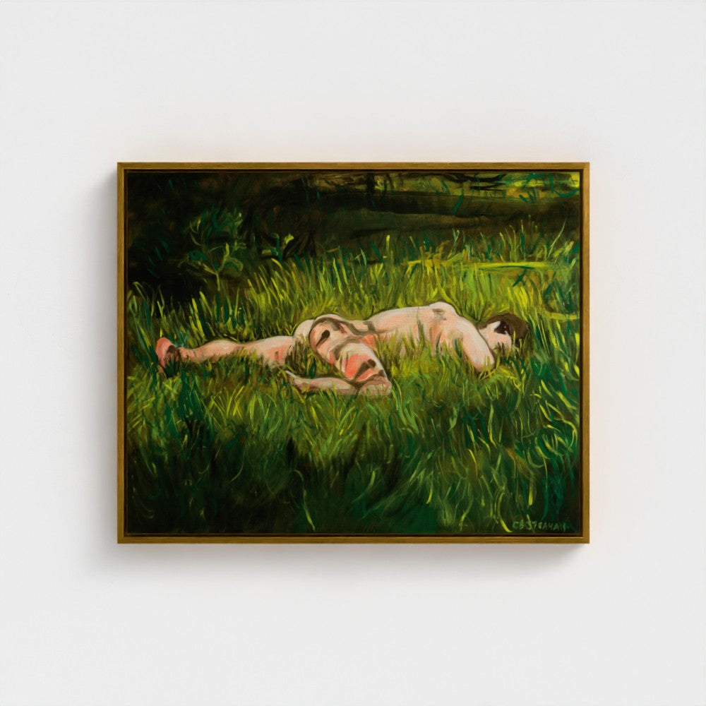 Eros Grass Eco Framed Canvas