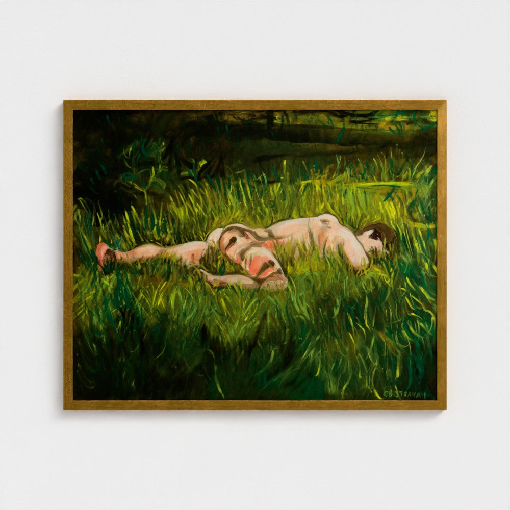 Eros "Grass" Framed Fine Art Print