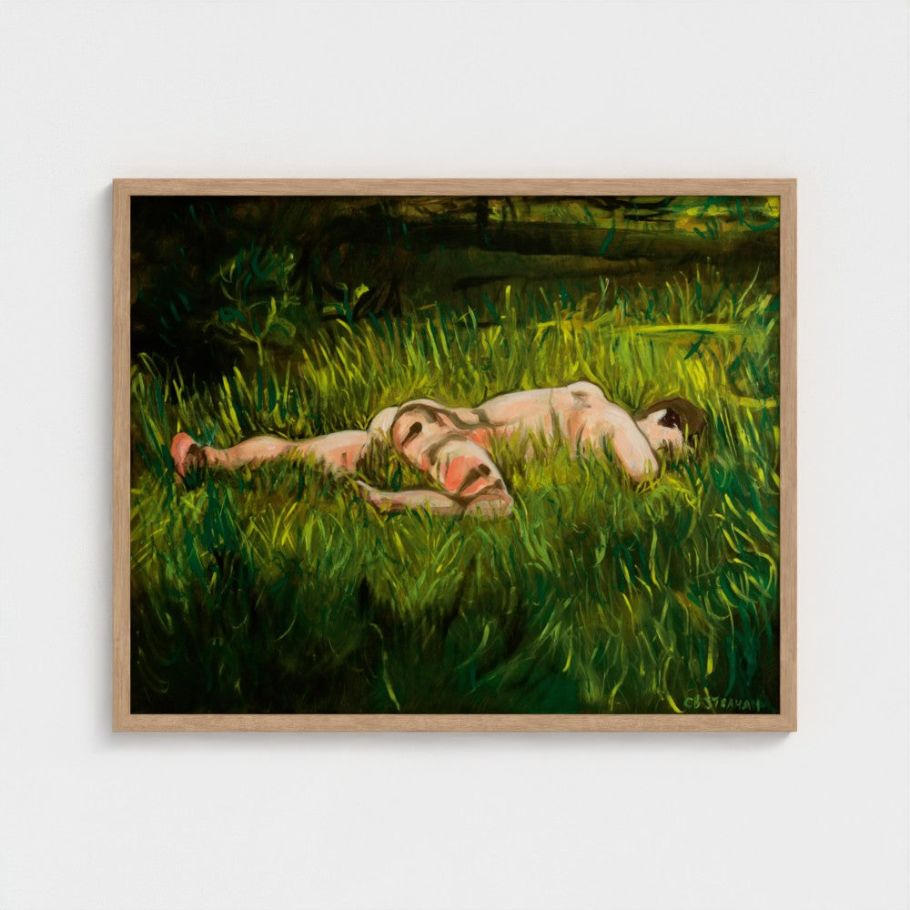 Eros "Grass" Framed Fine Art Print