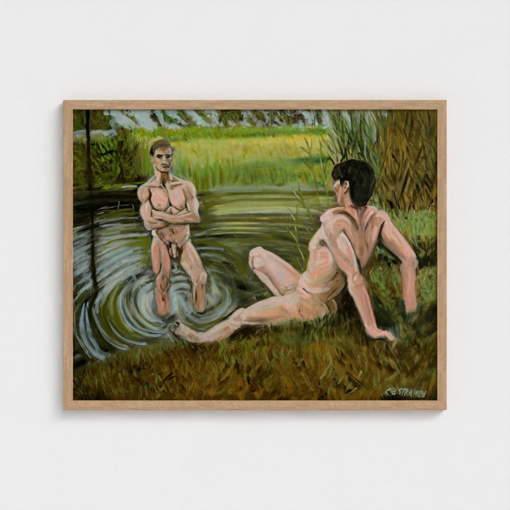Eros Pond Framed Fine Art Print