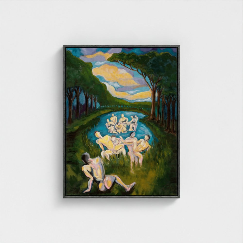 Eros 1 Eco Framed Canvas