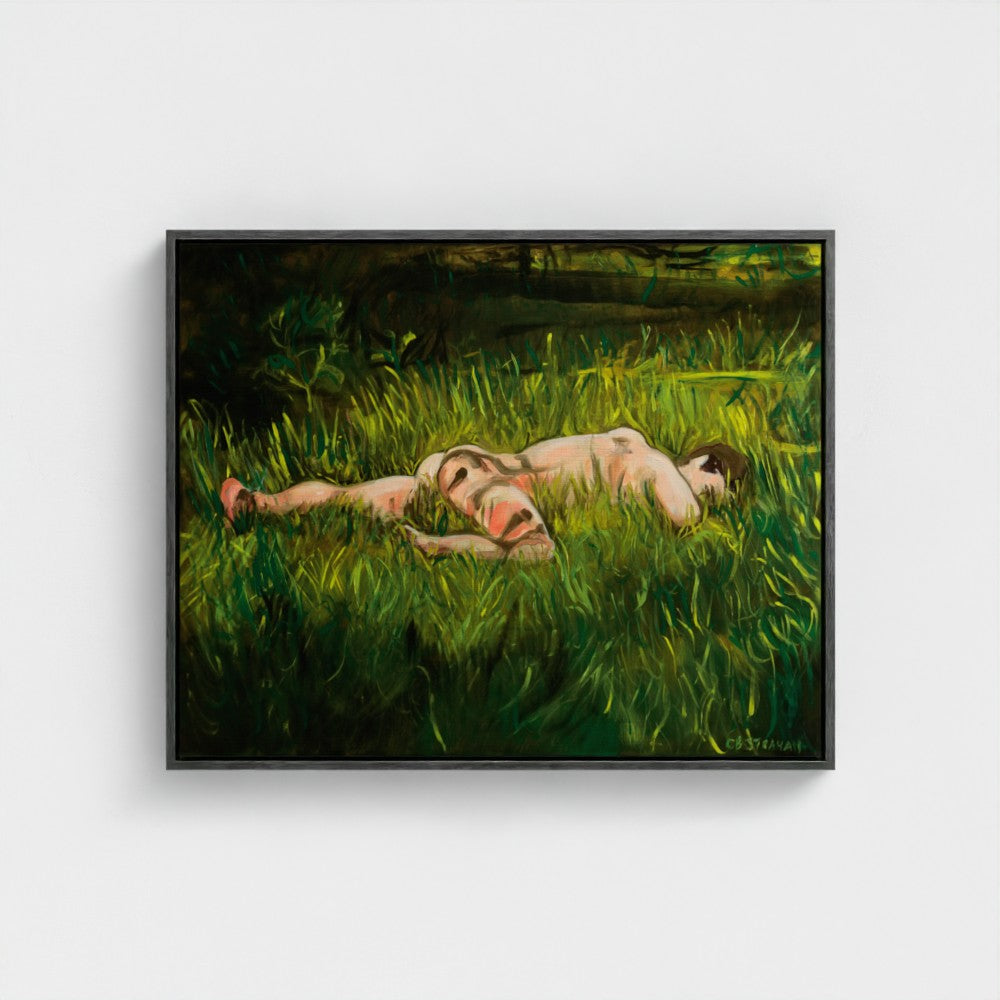 Eros Grass Eco Framed Canvas