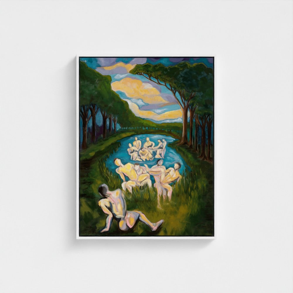 Eros 1 Eco Framed Canvas