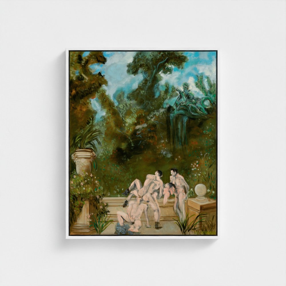 Eros Garden Eco Framed Canvas