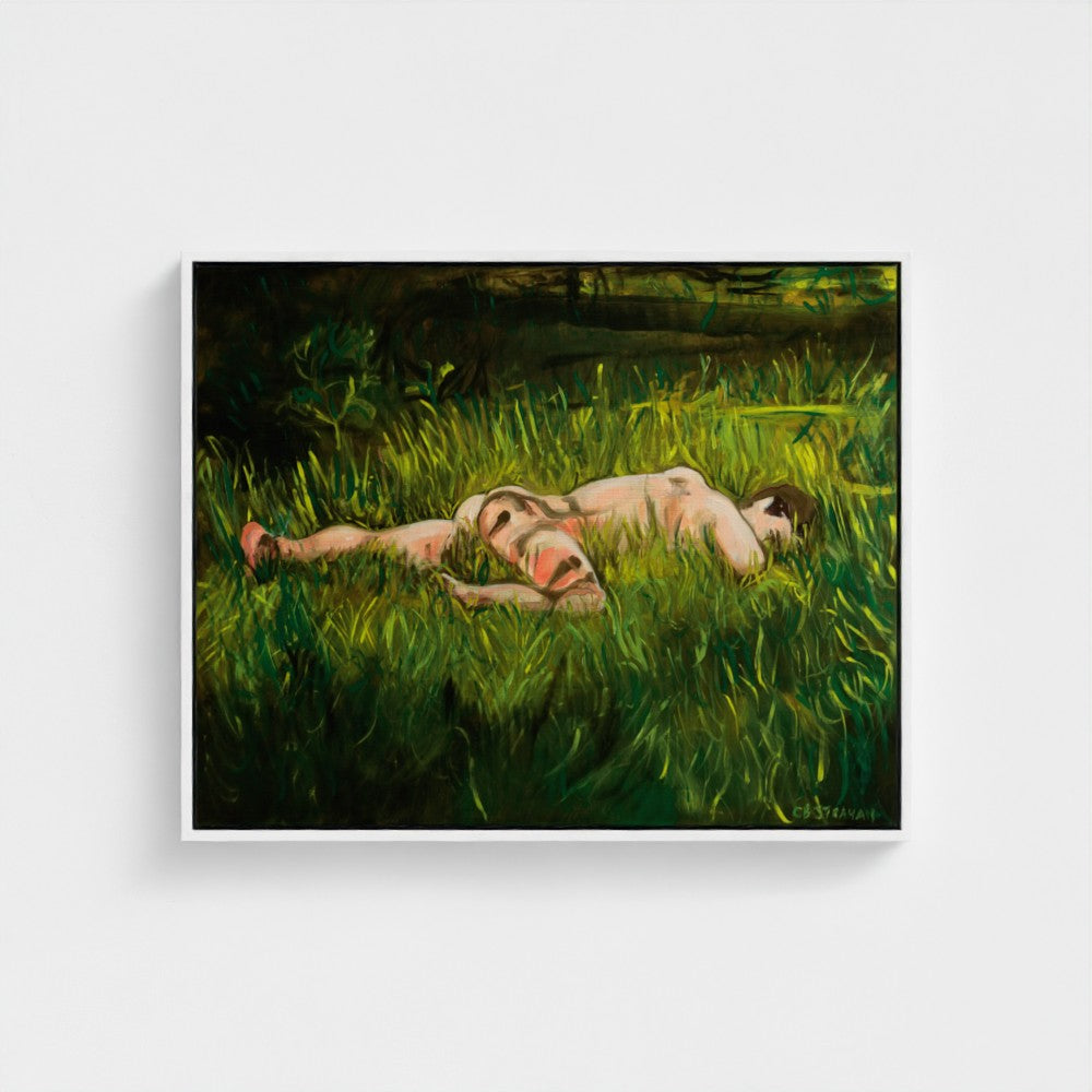 Eros Grass Eco Framed Canvas